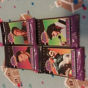 4 Packs Vintage 1992 Elvis Presley Collectable Cards